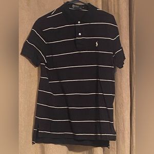 Polo Ralph Lauren  Black Polo Shirt. Size Medium